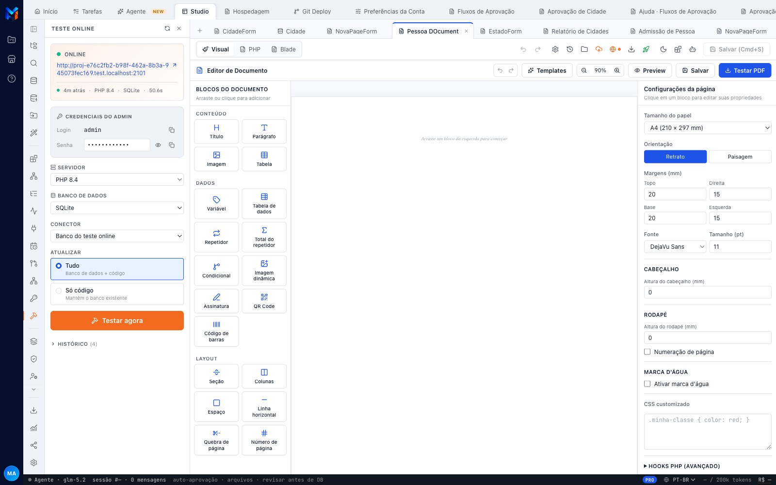Documento gerado pelo MadBuilder